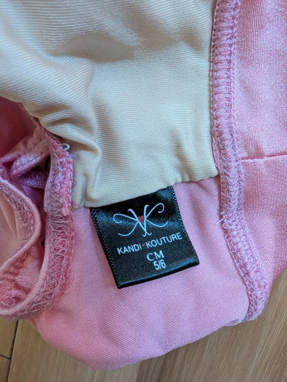 Kandi Kouture Girls' Pink Bra Top CM 5/6